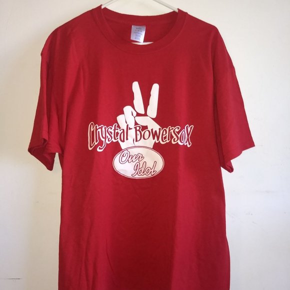 * RARE * CRYSTAL BOWERSOX T-SHIRT XL American Idol - Picture 1 of 4
